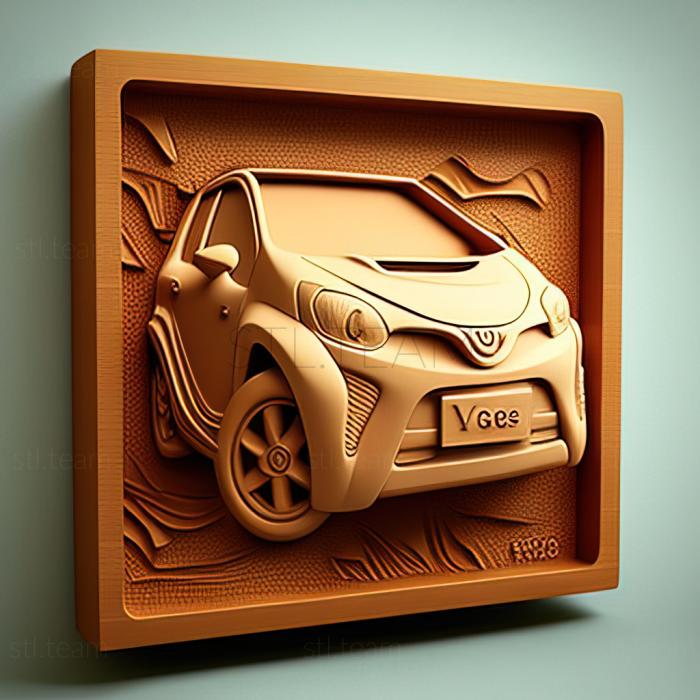3D модель Toyota Ractis (STL)